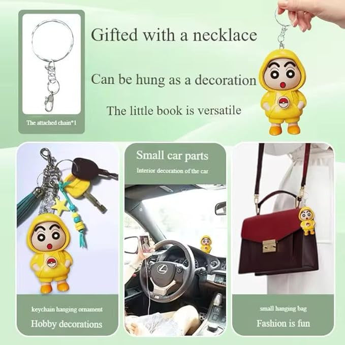 Shinchan Face Changing Keychain Shinchan Keychain 3D Face Changing Model