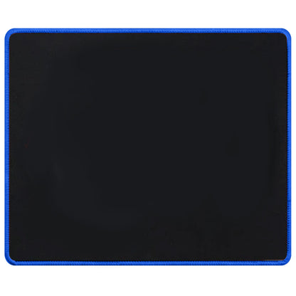 Torpedo Black Mouse Pad, Rectangular 25mm x 21mm Blue Stitched Embroidery Edges 2mm Mouse Pads for Laptop Computers Offices 2mm Thickness 1 Pack Blue Border