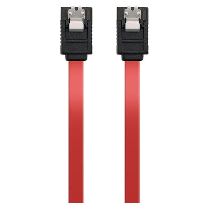 Torpedo SATA Cable III 6Gbps HDD SDD Data Cable with Locking Latch 16 inches Compatible for SATA HDD, SSD, CD Driver, CD Writer 90 Degree