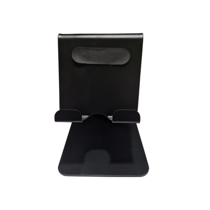 Torpedo Universal Metal Two Way Stand Cell Phone Tabletop Stand, Tablet, Metal Holder for Mobile Phone & Tablet Black