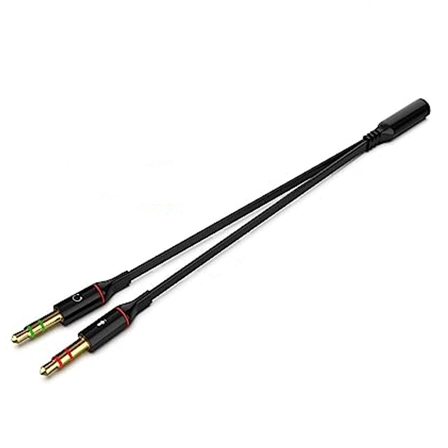 Gold Plated 3.5 mm Headphone Aux Splitter Cable for Computer