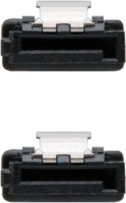 Torpedo SATA Cable III 6Gbps HDD SDD Data Cable with Locking Latch 16 inches Compatible for SATA HDD, SSD, CD Driver, CD Writer Straight