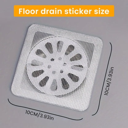 Kitchen Sink Strainer, Disposable Shower Drain Cover, Hair Catcher Shower Stickers, Reusable and Versatile Drain Cover for Bathroom Laundry Bathtub Kitchen Sink (Pack of 10)