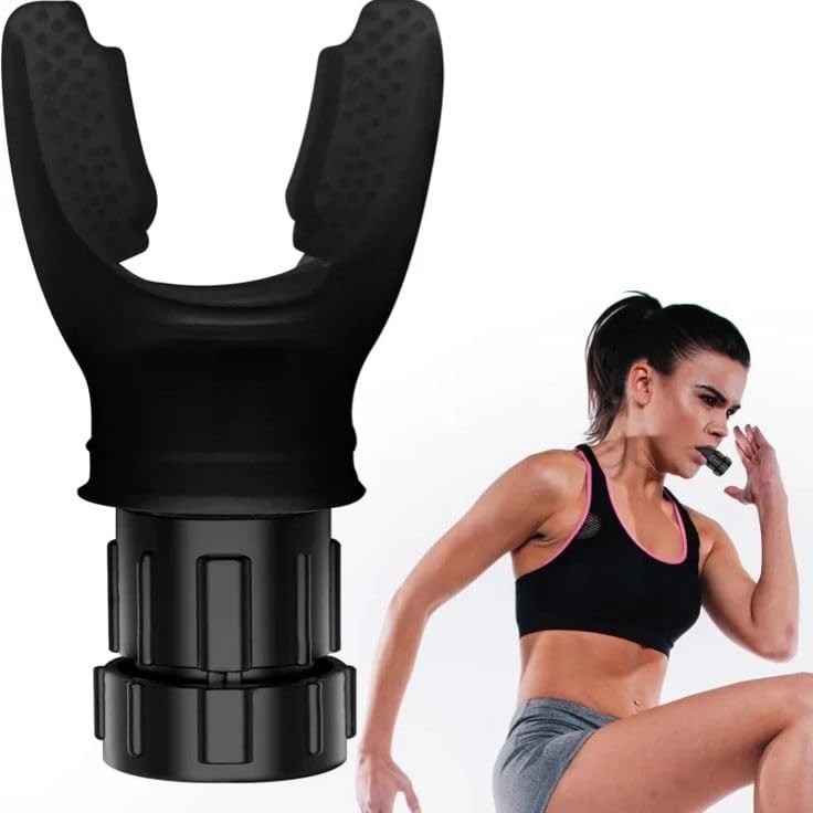 Lung Breathing Trainer | Pure Silicone Lung Exercise Device | Respiratory Muscle Trainer & Lung Capacity Expander