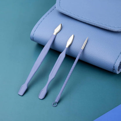 16 IN 1 Manicure Set, Stainless Steel Professional Manicure Set Nail Cutter For Women Nail Scissors Luxury Grooming Kit Manicure Pedicure Kit For Women