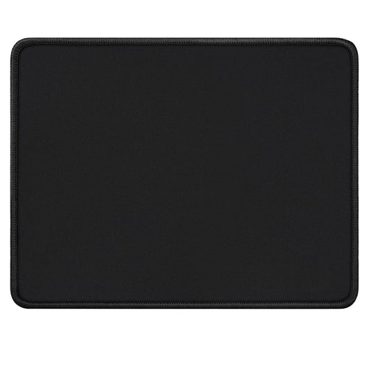 Torpedo Black Mouse Pad, Rectangular 26mm x 21mm Stitched Embroidery Edges 2mm Mouse Pad for Laptop Computers - 2MM 1 Pack, Black