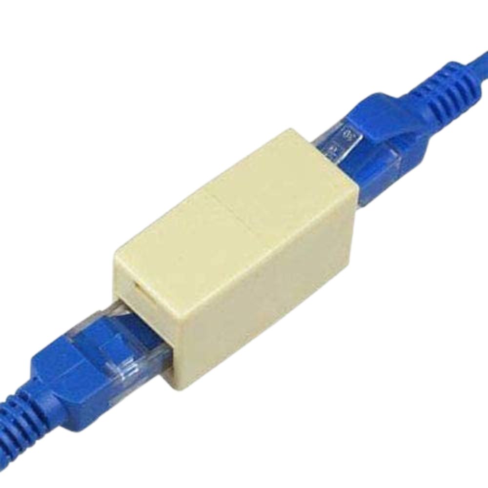 Torpedo RJ45 Cat5 Straight Network Cable Ethernet LAN Coupler Joiner Female to Female Adapter