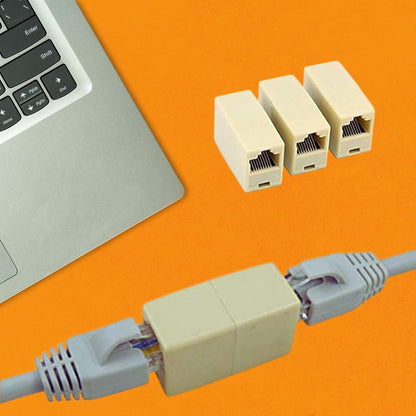 Torpedo RJ45 Cat5 Straight Network Cable Ethernet LAN Coupler Joiner Female to Female Adapter