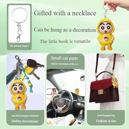 Shinchan Face Changing Keychain Shinchan Keychain 3D Face Changing Model