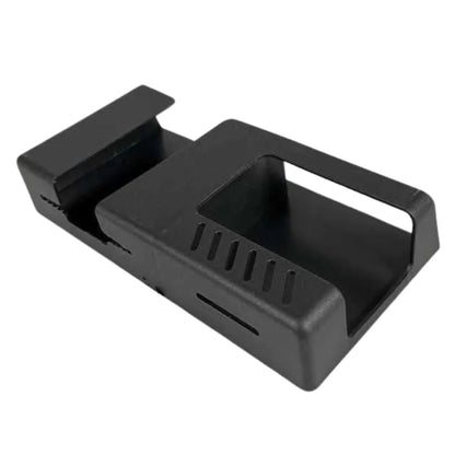 Torpedo Wall Mount Mobile Holder, Storage Case for AC TV Remote, Mobile Stand for Wall Bedside Fixed Rack, Bedroom, Office Accessories Black