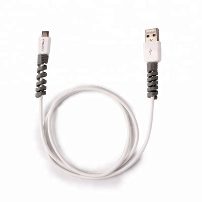 Torpedo Spiral Charger Cable Protector Data Cable Saver Charging Cord Protective Cable Cover Pack of 1 [4PCS] Charger Protector